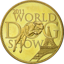 France, Token, Touristic token, Roissy - World Dog Show, 2011, Arthus Bertrand