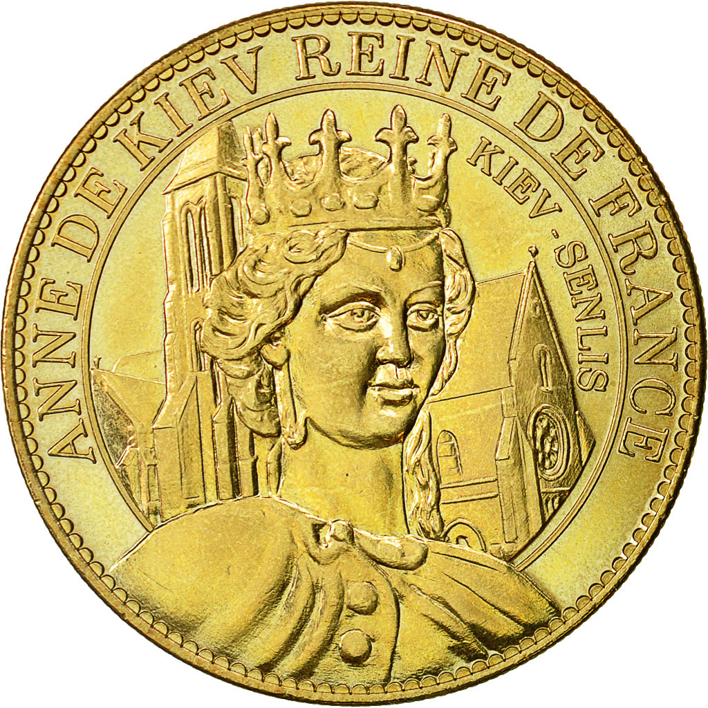 Francia, Token, Touristic token, Ukraine - Anne de Kiev - Reine de France, 2011
