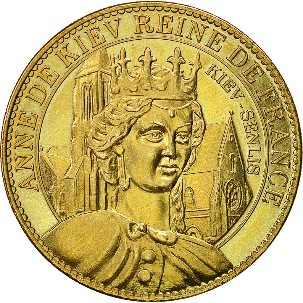 France, Token, Touristic token, Ukraine - Anne de Kiev - Reine de France, 2012
