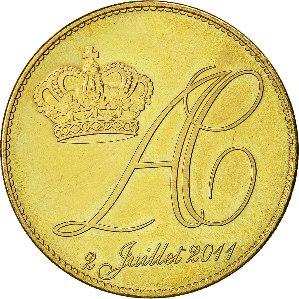 France, Token, Touristic token, Monaco - Mariage princier - Albert et Charlène