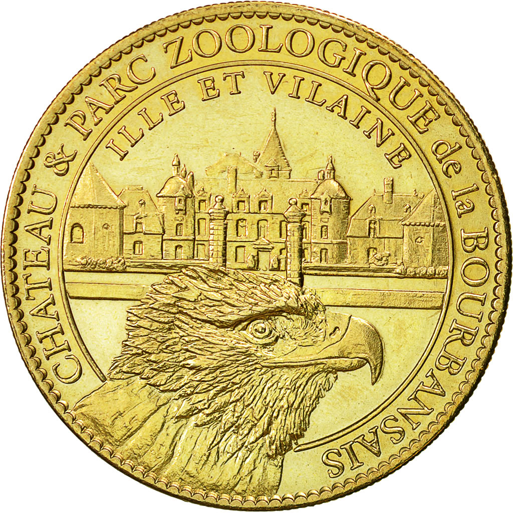France, Jeton, Jeton Touristique, Pleugueneuc - zoo de la Bourbansais, 2010
