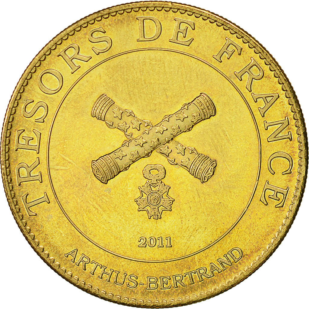 France, Token, Touristic token, Amboise - L'homme vitruvien, 2011, Arthus
