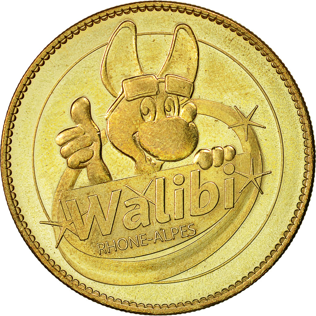 France, Token, Touristic token, Walibi - Rhône-Alpes, 2009, Arthus Bertrand