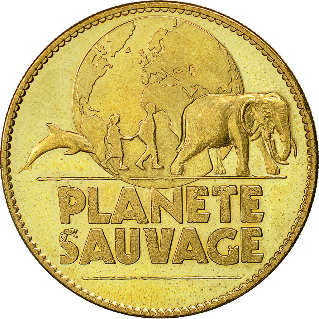 Francia, Token, Touristic token, Port-Saint-Père - Planète sauvage, 2009