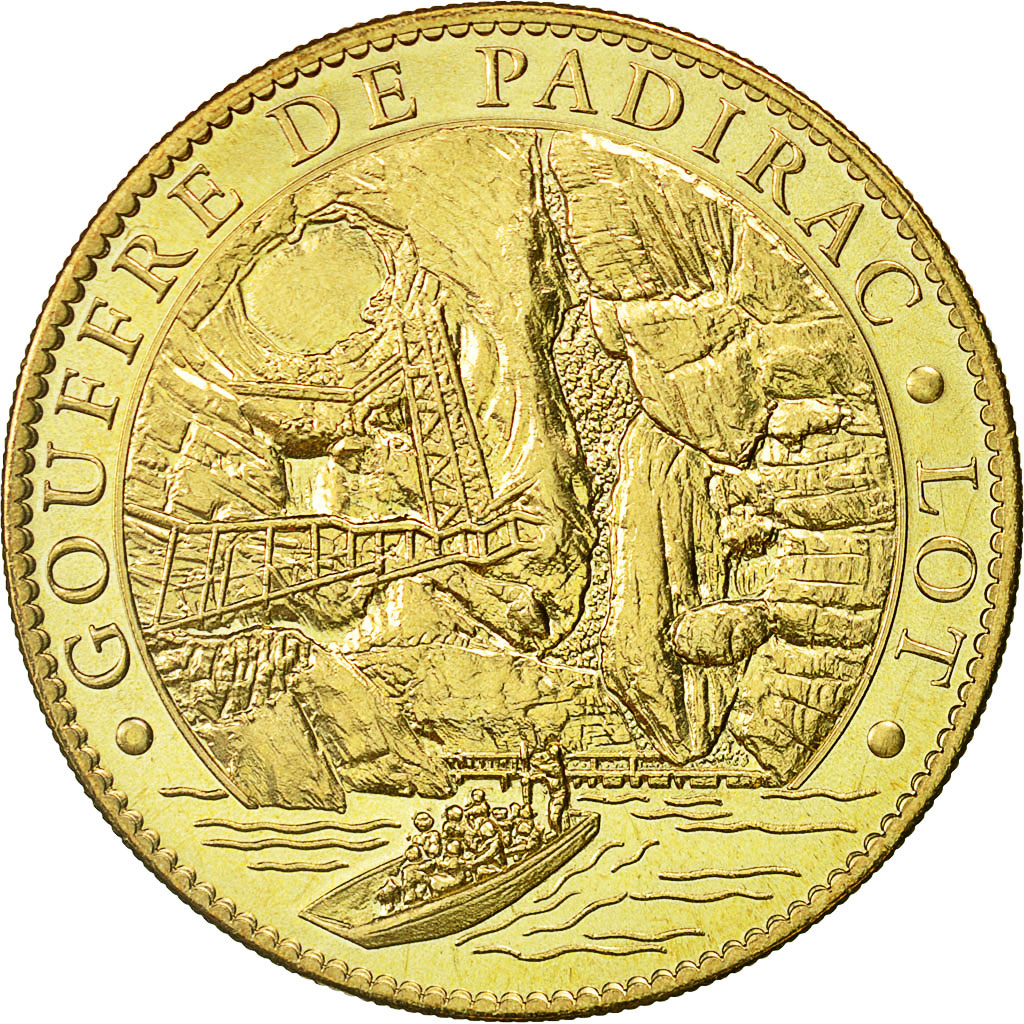 France, Token, Touristic token, Padirac - Le Gouffre, 2011, Arthus Bertrand