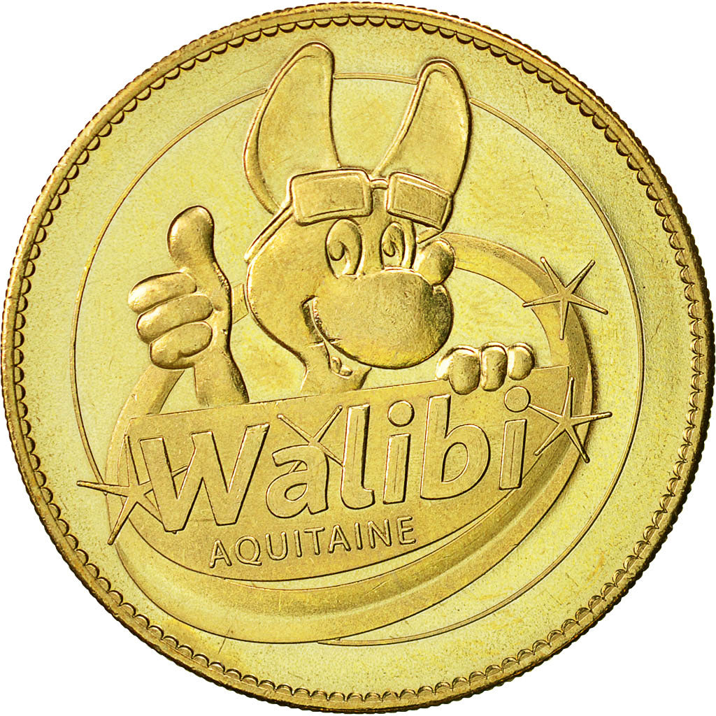 France, Token, Touristic token, Walibi - Aquitaine, 2010, Arthus Bertrand