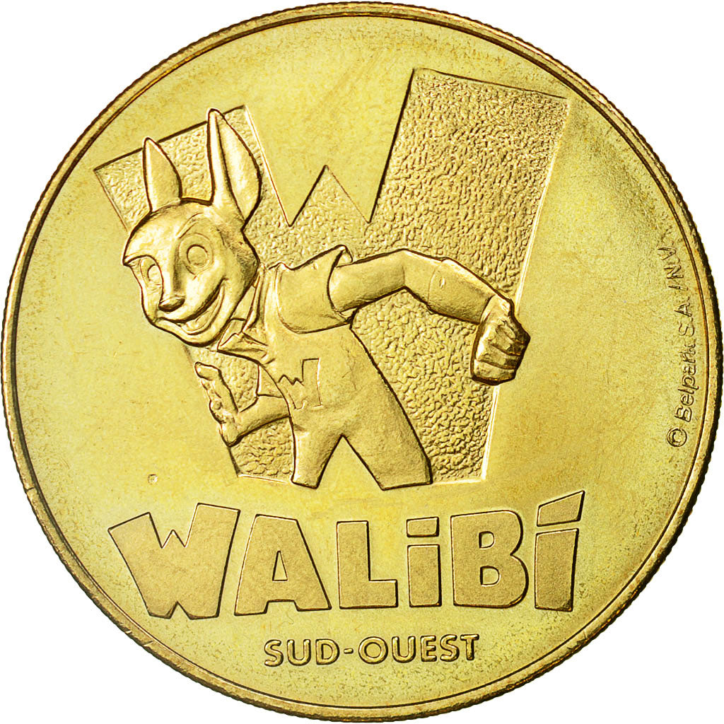 France, Token, Touristic token, Walibi - Aquitaine, 2011, Arthus Bertrand
