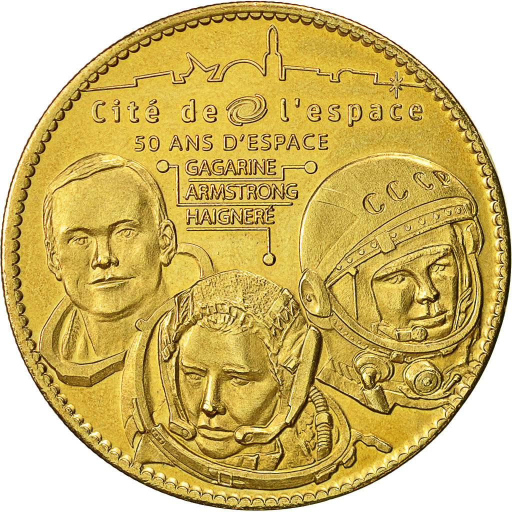 France, Token, Touristic token, Toulouse -  Cité de l'Espace, 2007, Arthus