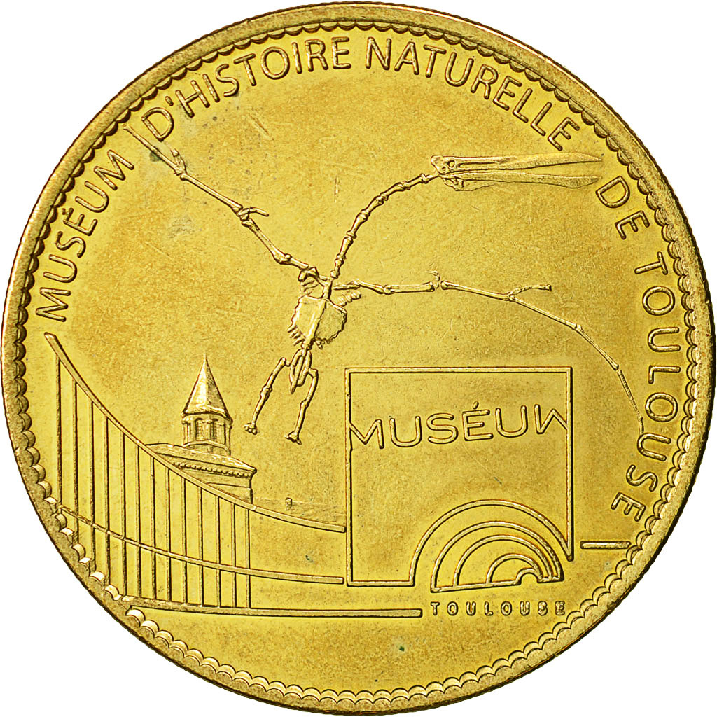 France, Token, Touristic token, Toulouse - Muséum d'histoire naturelle, 2008