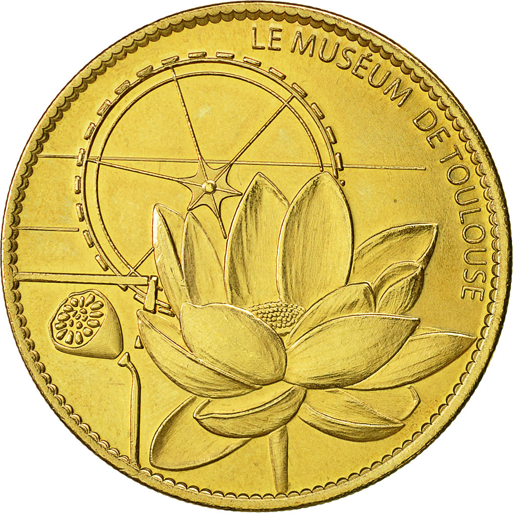 France, Token, Touristic token, Toulouse - Muséum, 2008, Arthus Bertrand