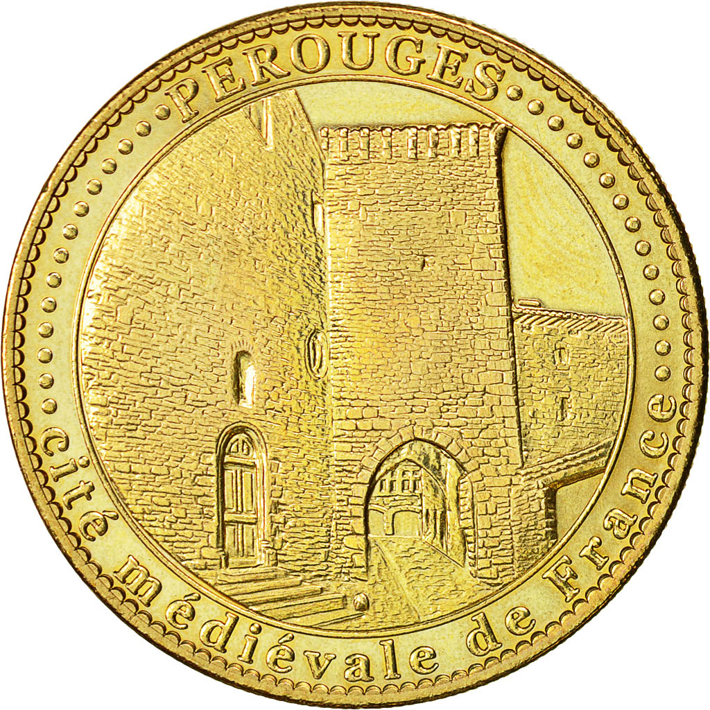 France, Token, Touristic token, Pérouges - Cité médiévale, 2009, Arthus
