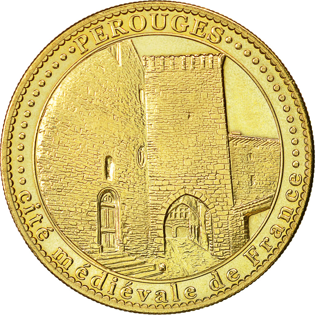 France, Jeton, Jeton Touristique, Pérouges - Cité médiévale, 2011, Arthus