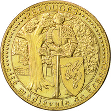 Francia, Token, Jetón turístico, Pérouges - Cité médiévale, 2011, Arthus