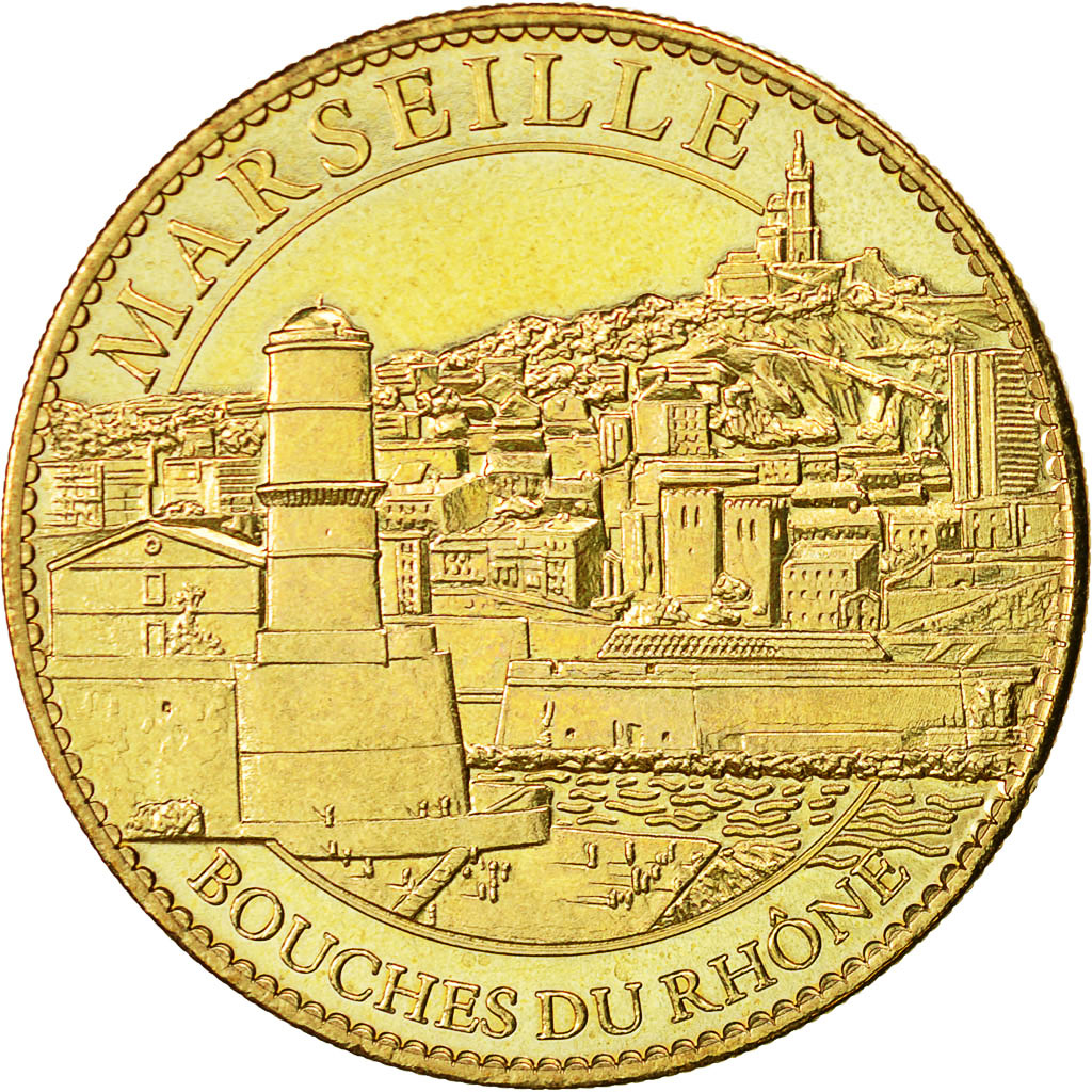 France, Token, Touristic token, Marseille - ville, 2010, Arthus Bertrand