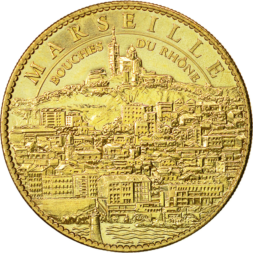 France, Token, Touristic token, Marseille - ville, 2010, Arthus Bertrand