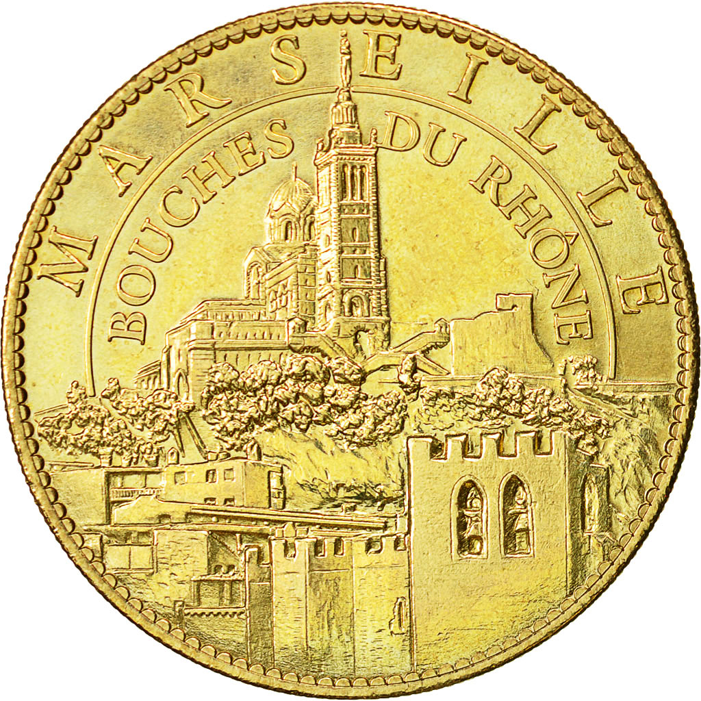 France, Token, Touristic token, Marseille - ville, 2010, Arthus Bertrand