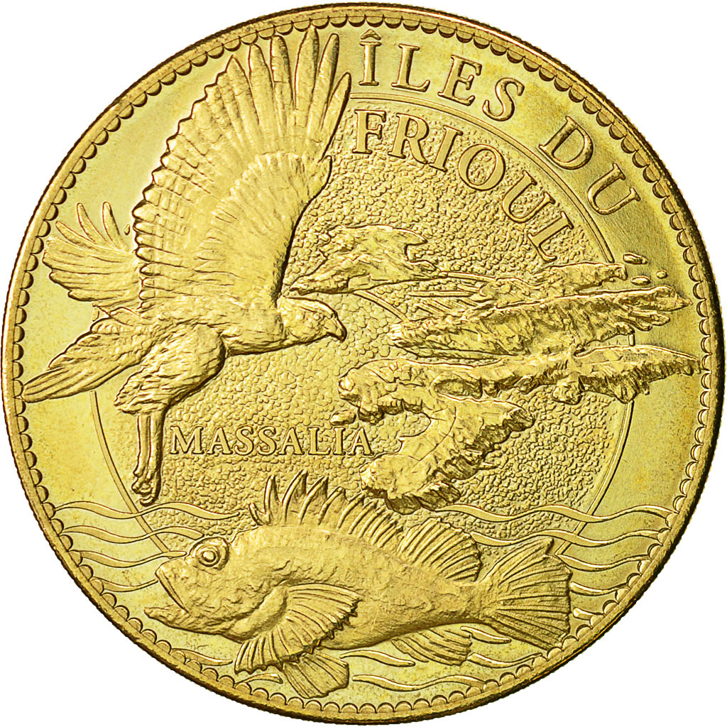Francia, Token, Touristic token, Marseille -  Archipel du Frioul, 2011, Arthus