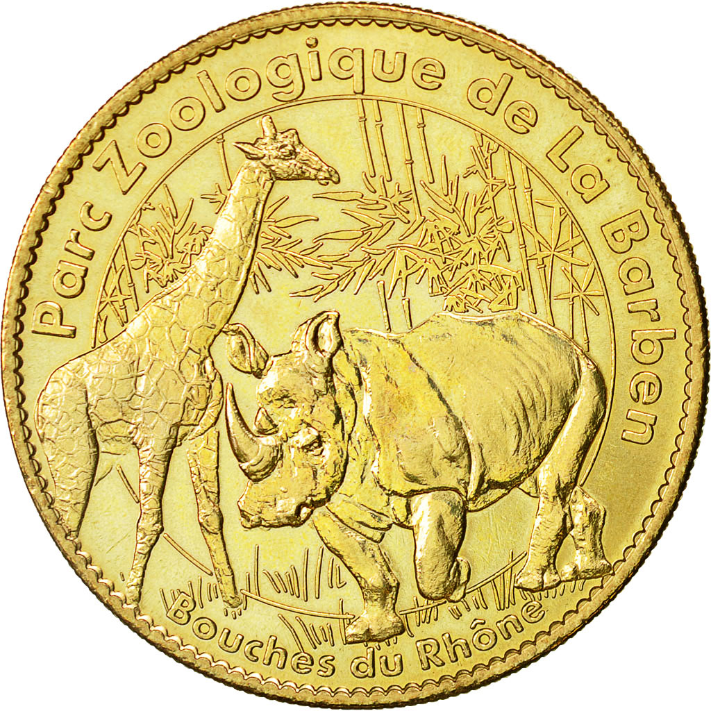 France, Token, Touristic token, La Barben - Parc zoologique, 2010, Arthus