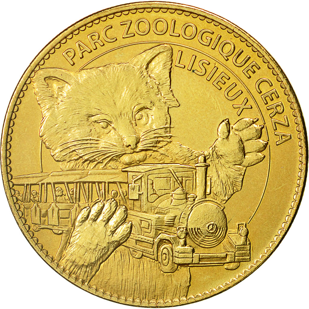 Francia, Token, Touristic token, Lisieux - Zoo de Cerza  n°8, 2012, Arthus