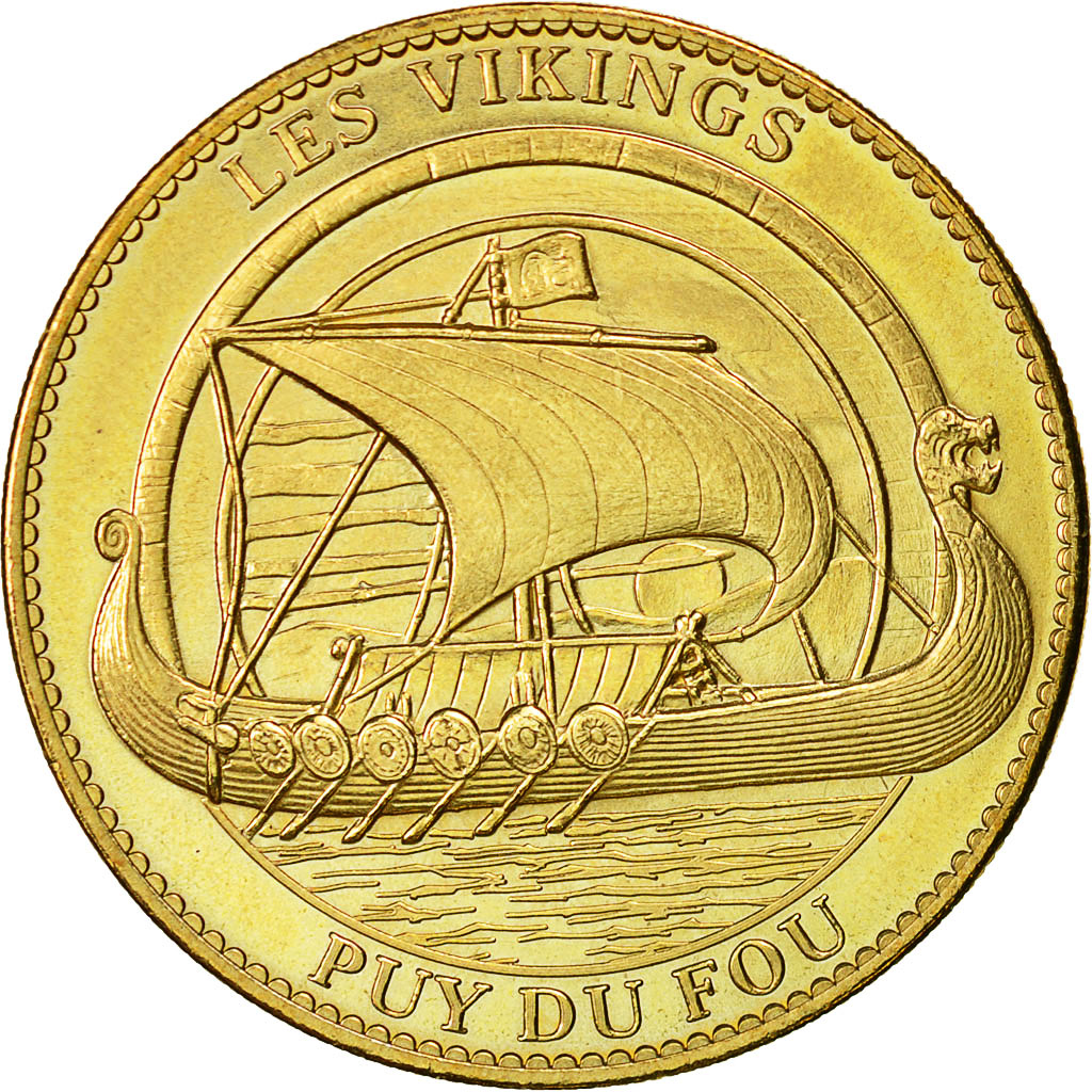 Francia, Token, Touristic token, Les Epesses -  Puy du Fou - les Vikings, 2011