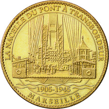 France, Token, Touristic token, Marseille - Le pont transbordeur, 2010, Arthus