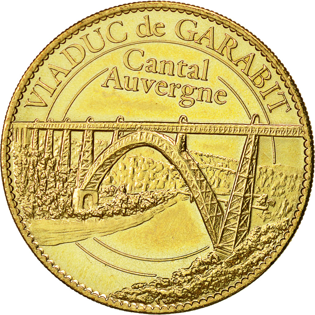 France, Token, Touristic token, Ruynes-en-Margerides - Viaduc de Garabit, 2010