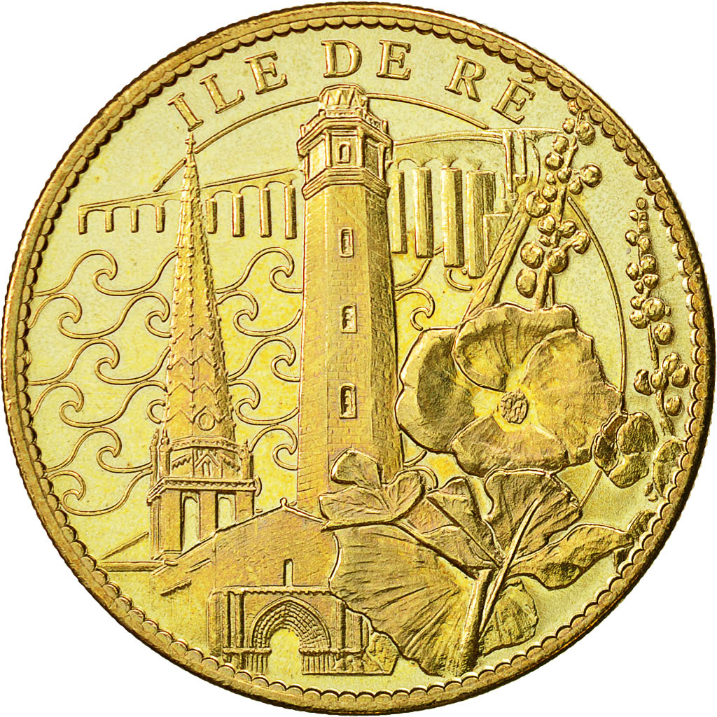 France, Token, Touristic token, Ile de Ré, 2009, Arthus Bertrand, AU(55-58)