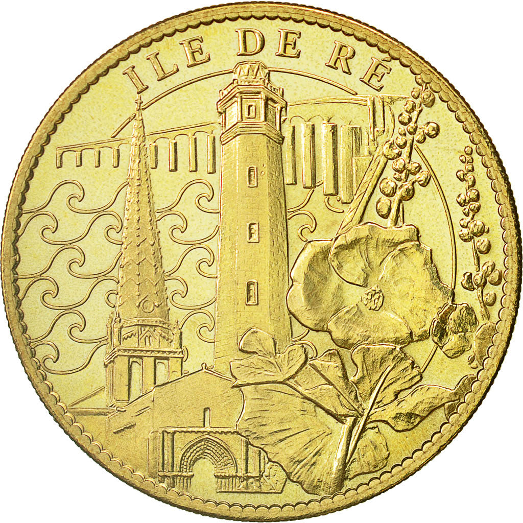 France, Token, Touristic token, Ile de Ré, 2011, Arthus Bertrand, AU(55-58)