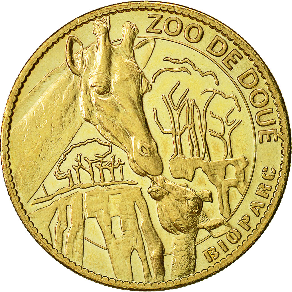Francia, Token, Touristic token, Doué - le zoo, 2011, Arthus Bertrand, SPL-