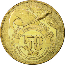 France, Token, Touristic token, Doué - le Zoo - 50 ans, 2011, Arthus Bertrand