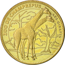 France, Token, Touristic token, Champrepus - Le zoo - les girafes, 2007, Arthus