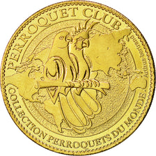 France, Token, Touristic token, Perroquets du monde - cacatoès à huppe jaune