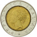Coin, Italy, 500 Lire, 1992, Rome, EF(40-45), Bi-Metallic, KM:111
