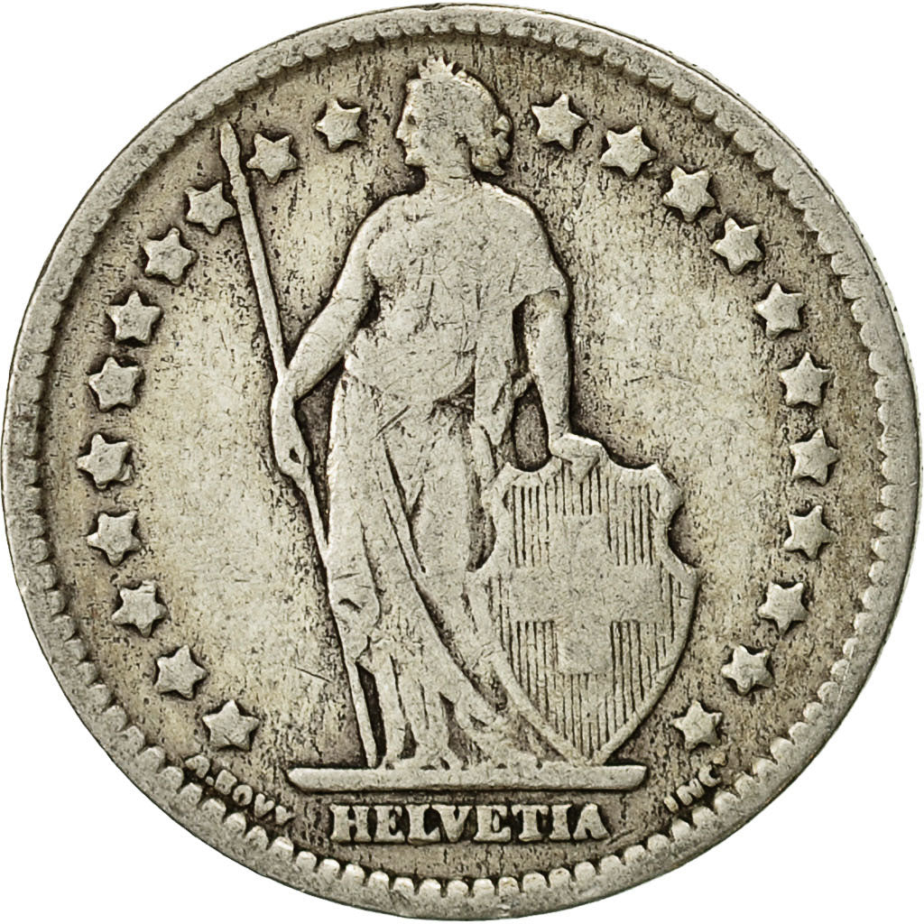 Coin, Switzerland, Franc, 1913, Bern, EF(40-45), Silver, KM:24