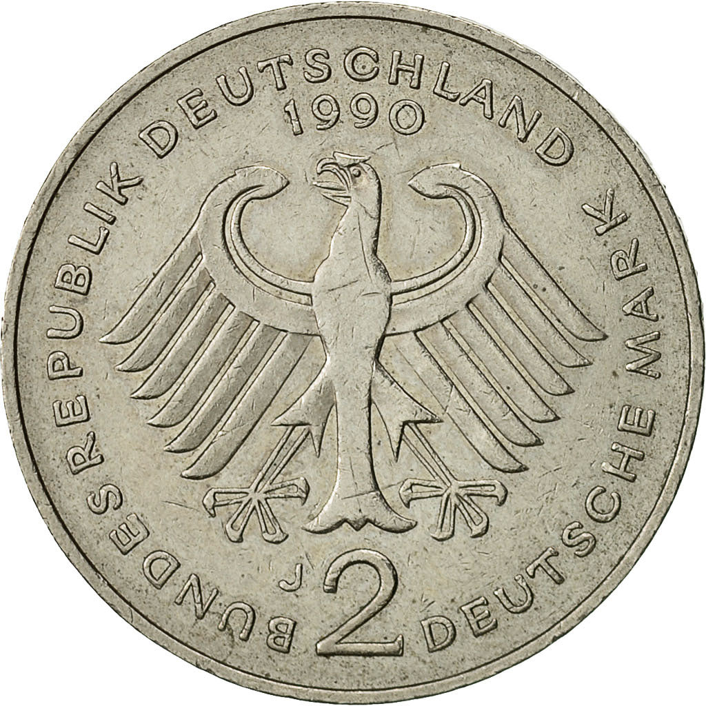 Moneta, Niemcy - RFN, 2 Mark, 1979, Hambourg, EF(40-45), Miedź-Nikiel