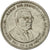 Moneda, Mauricio, 1/2 Rupee, 1987, MBC, Níquel chapado en acero, KM:54