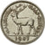 Munten, Mauritius, 1/2 Rupee, 1987, ZF, Nickel plated steel, KM:54