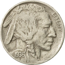 Vereinigte Staaten, Buffalo Nickel, 5 Cents, 1936, U.S. Mint, Philadelphia, SS
