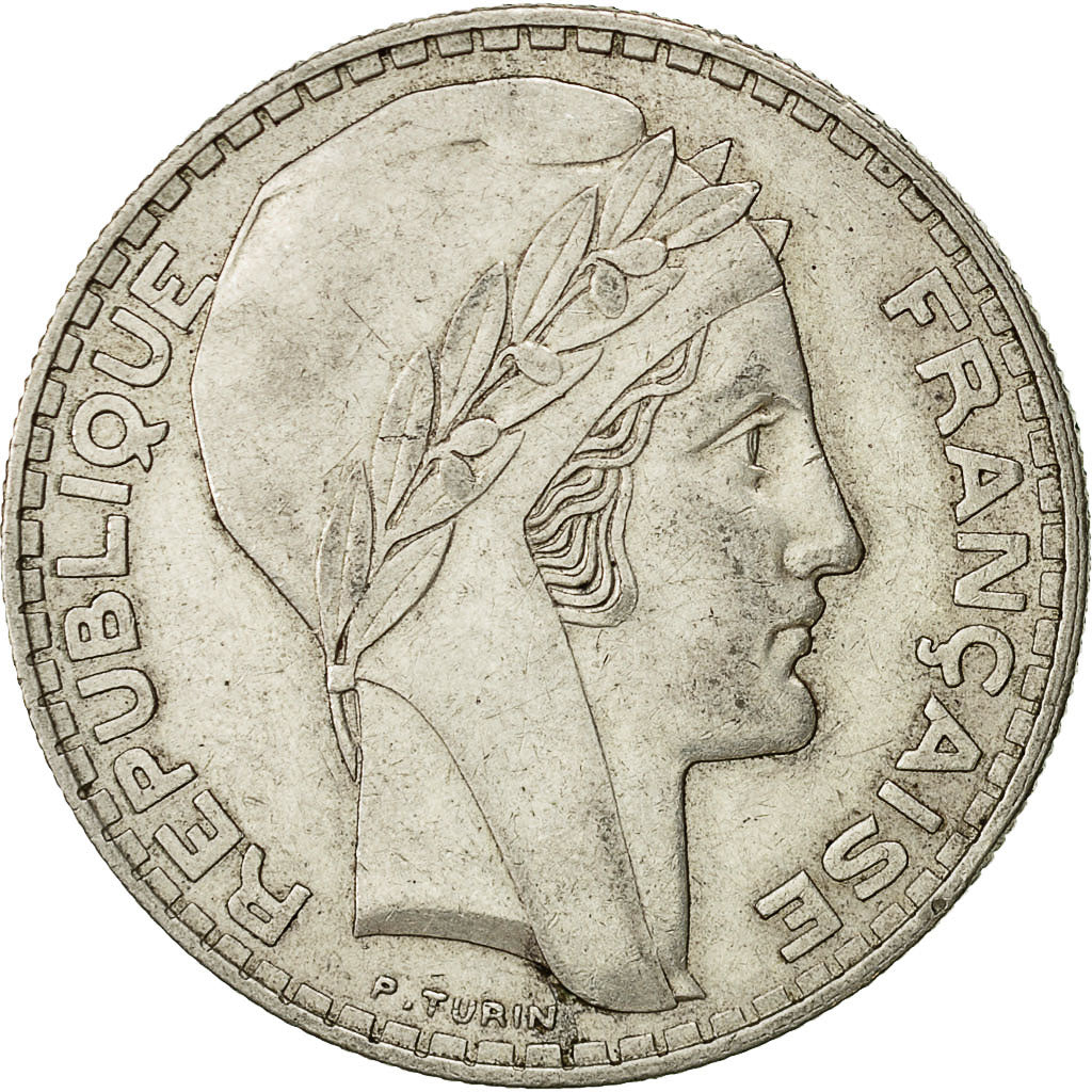 Münze, Frankreich, Turin, 20 Francs, 1934, Paris, SS, Silber, KM:879