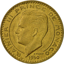 Moneta, Monaco, Rainier III, 20 Francs, Vingt, 1950, BB, Alluminio-bronzo
