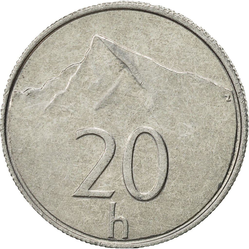 Münze, Slowakei, 20 Halierov, 2002, SS, Aluminium, KM:18