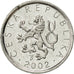 Münze, Tschechische Republik, 10 Haleru, 2002, VZ, Aluminium, KM:6