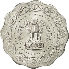 INDIA-REPUBLIC, 10 Paise, 1976, AU(55-58), Aluminum, KM:27.1