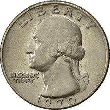 Coin, United States, Washington Quarter, Quarter, 1970, U.S. Mint, Philadelphia