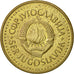 Moneta, Iugoslavia, 5 Dinara, 1985, BB, Nichel-ottone, KM:88