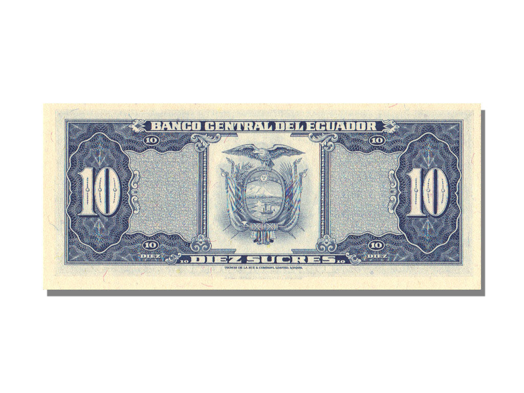 Banknote, Ecuador, 10 Sucres, 1982, 1982-09-30, KM:114b, UNC(65-70)