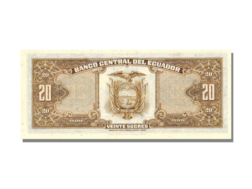 Banknote, Ecuador, 20 Sucres, 1983, 1983-04-20, UNC(65-70)