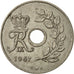 Coin, Denmark, Frederik IX, 25 Öre, 1967, Copenhagen, EF(40-45), Copper-nickel