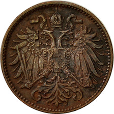 Moneta, Austria, Franz Joseph I, 2 Heller, 1899, BB, Bronzo, KM:2801