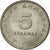 Coin, Greece, 5 Drachmai, 1976, EF(40-45), Copper-nickel, KM:118